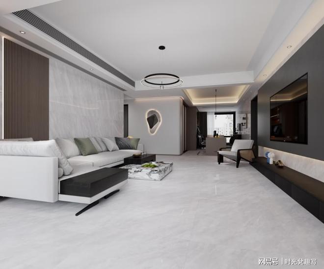 间设计：打造白纸与镜像中的家居美好EVO视讯平台广东帝百乐瓷砖极简空(图3)